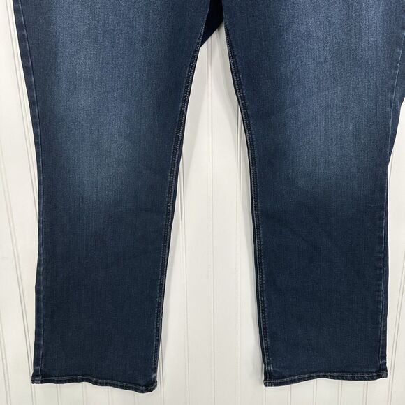 Silver Jeans Womens 24W Elyse Slim Boot Cut Relaxed Blue Denim CowboyWestern EUC - Picture 4 of 14